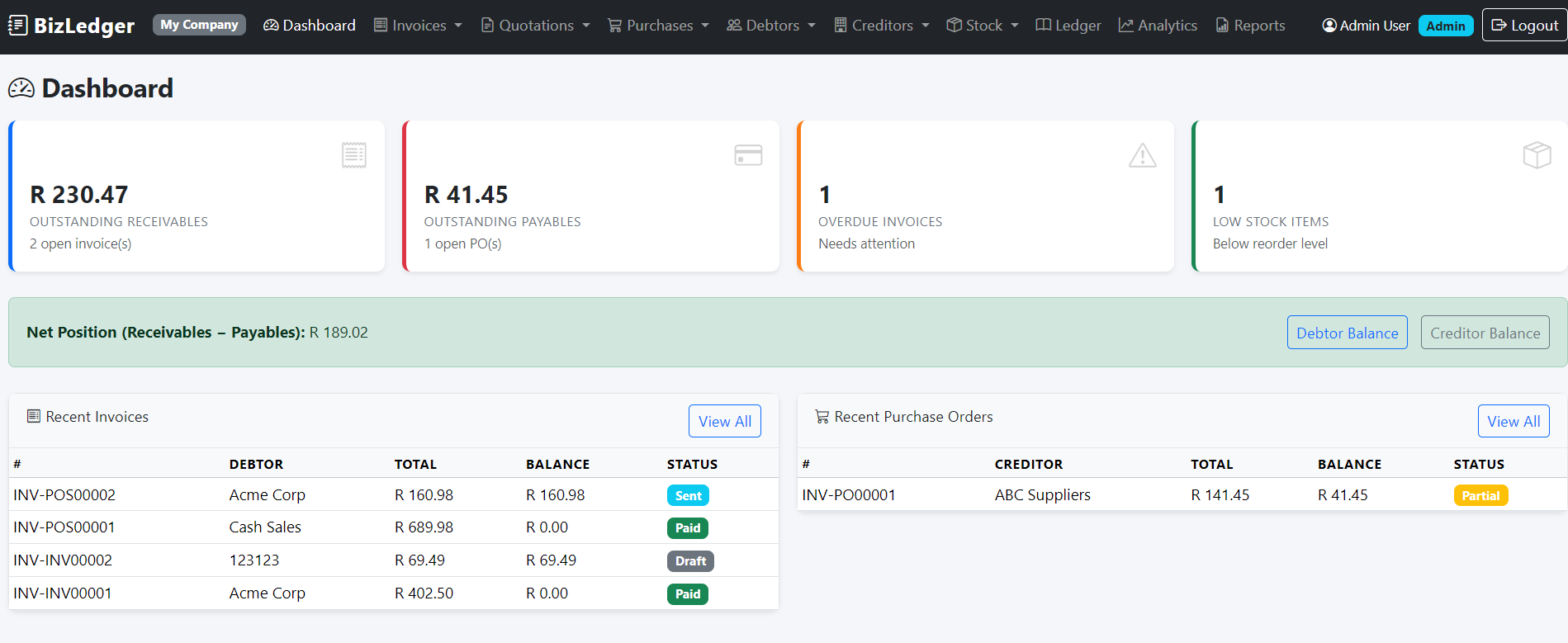 BizLedger